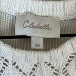 Cleobella  Hedda Short Sleeve Sweater Knit Ruffle XS Organic Cotton Photo 2