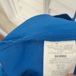 Leslie Fay Blue Two Piece Suede Skirt Set Size 14P Photo 12