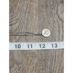 Vintage Brushed Silver Virgin Mother Mary Our Lady of Consolation Pendant Photo 4