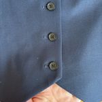 Aritzia  Babaton Curio‎ Vest Women 0 Wool Blend Navy Dark Night Button Up V Neck Photo 2