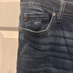 KanCan High Rise Dark Ripped Button Fly Flare‎ Jean Womens XL Blue Photo 5