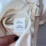 Vintage SEE SHINE 100%silk Cream bubble hem Sz 4 Dress coquette whimsical dainty White Photo 9