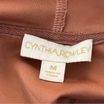 Cynthia Rowley Hoodie Sweatshirt Dress Lightweight Stretch Rust M Photo 2
