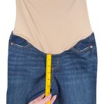 Loft Maternity Jeans Size 2 Dark Wash Denim Cuff Ankle Stretch Comfortable Photo 5