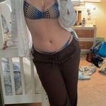 RARE triangl Greta the Ville bikini set Blue Size L Photo 0