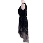 Kenneth Cole Belted Chiffon Midi Dress with Sheer Yoke Panel Photo 2