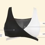 NWT Swimsuits For All Black and White Bikini Athletic Color Photo 3