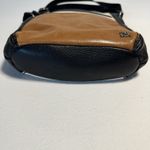 The Sak  Laurel Crossbody Black Brown Beige Tri Color Leather Purse Shoulder Bag Photo 3