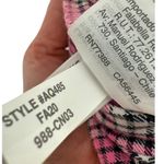 J.Crew  Women's Cameron Plaid Ankle Pants Pink Black Size 2 Preppy Career Casual Photo 9