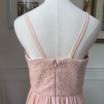 BCBGMAXAZRIA Bare Pink Sequin Chiffon Short Cocktail Homecoming Dress 10 Photo 5