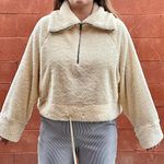 Urban Outfitters  Off White Beige Fuzzy Pullover Sweater Photo 0