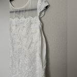 Free People Lace Eyelet Bow Mini Dress Size XS Photo 4