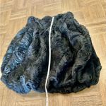 ZARA Black Structured Floral Mini Dress Photo 8