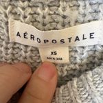 Aeropostale Gray Cable Knit Sweater | Chunky Oversized Cozy Preppy Pullover XS Photo 5