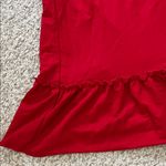 NWOT MNG Casual Vibrant Red Sleeveless Wrap Mini Dress w/ Ruffle Hem Photo 11