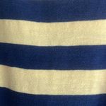 Trixie + LULU Striped Navy and cream short sleeve striped Dress woman’s size L Blue Size L Photo 2