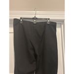 J JILL Essential Black Cotton Pants Size 14 Pull On Tapered Ankle Office Casual Photo 2