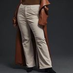 Good American NWT Good Classic Boot Corduroy Pants Cream Tan Stretch Plus Size Photo 2