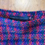 English Factory  Red and Black Plaid Mini Skirt Photo 1