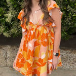Yellow and orange boutique dress Size M Photo 0