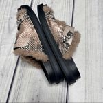 Aerosoles  Olivia Snakeskin Platform Sandals Women’s Size 6 Fur Lined Photo 8