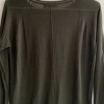 ZARA Knit Green Sweater, High-Low Sweater, Dark Green Sweater, Fall Knits Photo 12