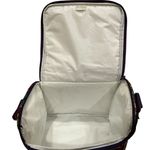 Vera Bradley stay cooler insulated lunch bag purple flower paisley with strap Photo 7