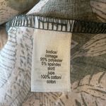 Maurice's Drop Waist Mixed Media Dress MIDI Size Large Teopical Vacation Sz L Photo 8