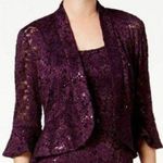 R & M Richards R & M Lace Cropped Jacket Photo 0