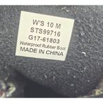 Sperry  Saltwater Duck Boots Womens 10 M Blue Red Wool Plaid Waterproof Rubber Photo 11