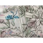 Chico's  1 Zip Up Blouse Womens M Floral Long Sleeve Stretch Lined Photo 3