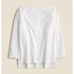 J.Crew Ciel Top in Cotton Poplin Size XS White NEW Casual Preppy Coastal CI507 Photo 4