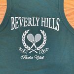 Wild Fable Beverly Hills Polo Club racket Crop Top Green M Photo 2