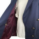 Oleg Cassini VTG 80s  Navy Blazer Double Breasted 6 Button Front Women’s 12 Photo 6