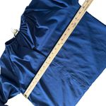 Vintage Contessa Monique Flare Sleeve Top V Neck Blue Tie Neck Womens Size 10 Photo 8