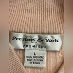 Preston & York  Pink Cashmere Sweater NWOT Photo 2