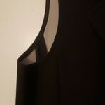 Ann Taylor Ann Taylor Women's Black Sleeveless Jacket Photo 4