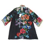 Johnny Was NWT  Maci Kimono in Blue Floral Jacket S $378 Photo 5