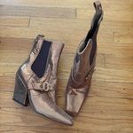 Sam Edelman Copper Metallic Booties Size 8.5 Photo 0