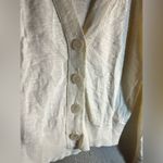 J.Crew Cream Button-Up Women's Sweater Photo 2