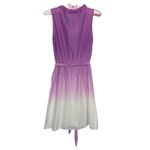 Young Fabulous and Broke  Silk Ombré Tie‎ Dye Slip Dress XS Tie Waist Ruffle Fairy Photo 4
