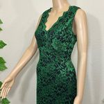 Candalite Emerald Green Lace Formal Maxi Gown New Photo 10