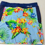 RLX Ralph Lauren Floral Skort Small Blue Multi Tropical Colorful Golf Tennis Photo 4