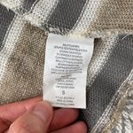 Jolt women S cotton blend open front stripe cardigan w/lace back Photo 6