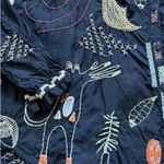 Johnny Was  Biya Picassa heavily embroidered blouse NWT RARE Photo 7