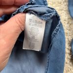 Michael Michael Kors Chambray Zip Front Utility Shirt Womens Size 4 Blue Photo 5