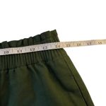 J. Crew Scalloped Linen Cotton Skirt Sage Green Size 6 Lined Preppy Fall Casual Photo 6