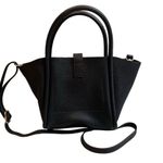 TMRW Studio Navy Mini Pebbled Leather Tote Photo 4