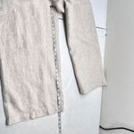 Reformation  Ethan Linen Women Pant, Oatmeal, size S Photo 6