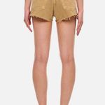 Levi's 501 XX Original Fit High-Rise Shorts Size 34 Gold Yellow Raw Hem 5-Pocket Photo 1
